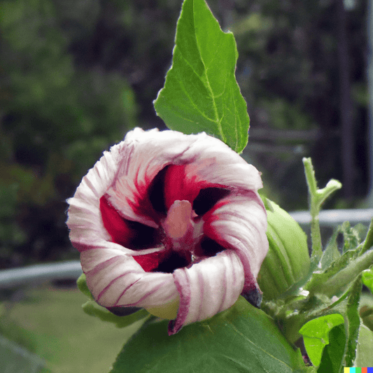Hibiscus Heterophyllus (MALVACEAE) Flowering Live Plant